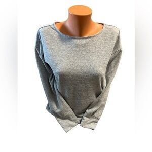 Haven Well Within Women’s Gray Pullover Sweater Sweatshirt Minimalist Size XS